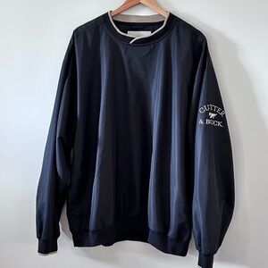 Cutter & Buck ClimaGuard Windbreaker Pullover Jacket Mesh Lining Black Men’s XXL